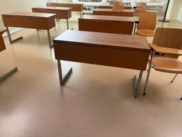 Vintage Schweizer Schulpult ASAX – 1960er-Jahre – 1 Stück