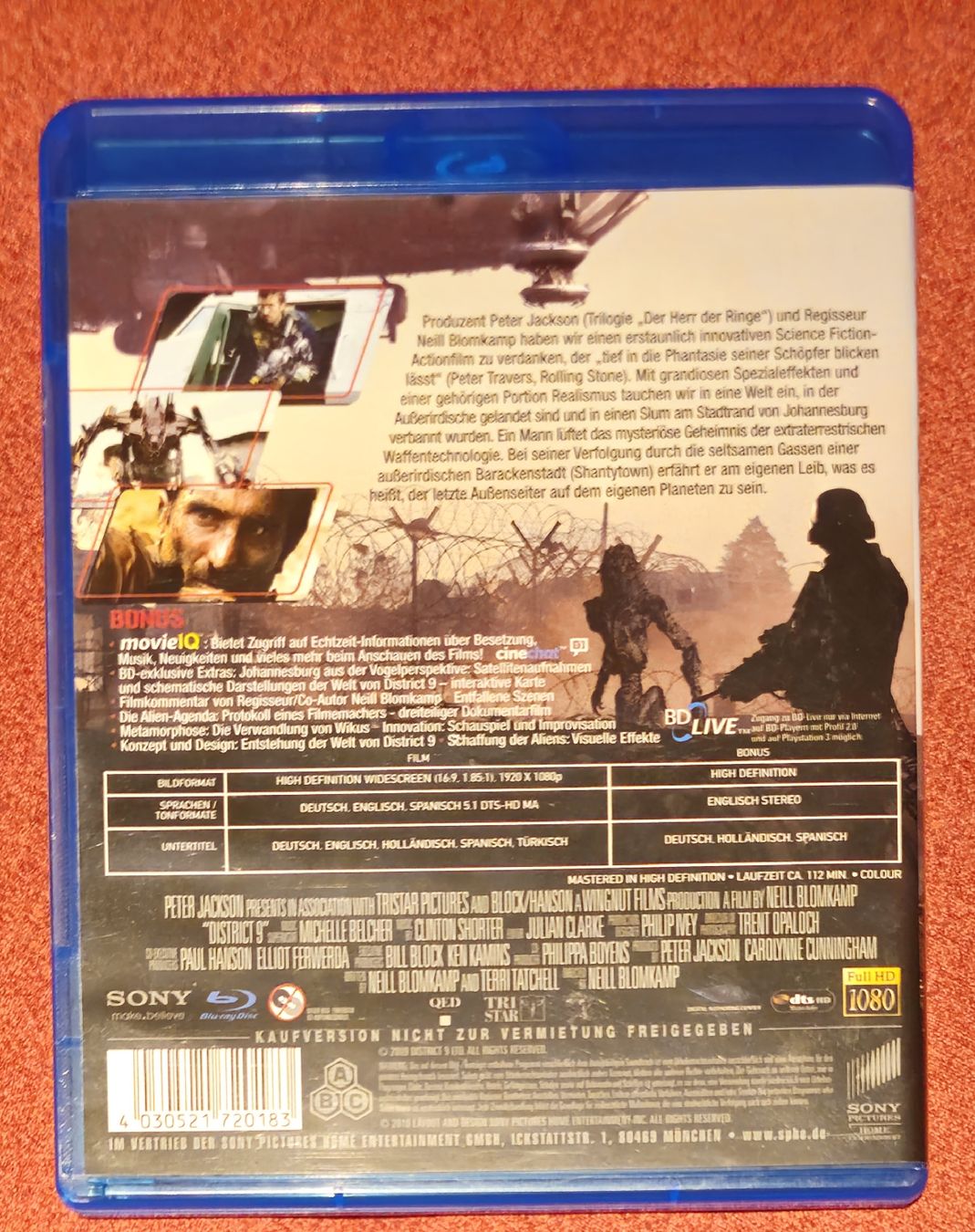 Tutti i DVDs: District 9 Blu-ray  – Usato da Auslikon venduto da pacomugi 1