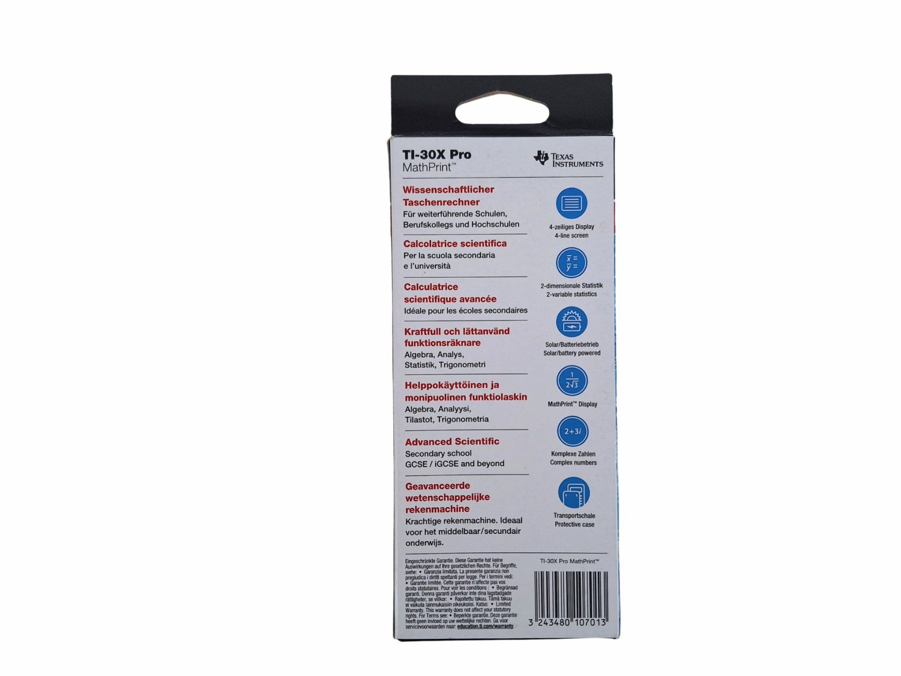 Texas Instruments Taschenrechner: TEXAS INSTRUMENTS TI-30x Pro Taschenrechner – Neu (gemäss Beschreibung) aus Breitenbach von Restwert_Breitenbach 4
