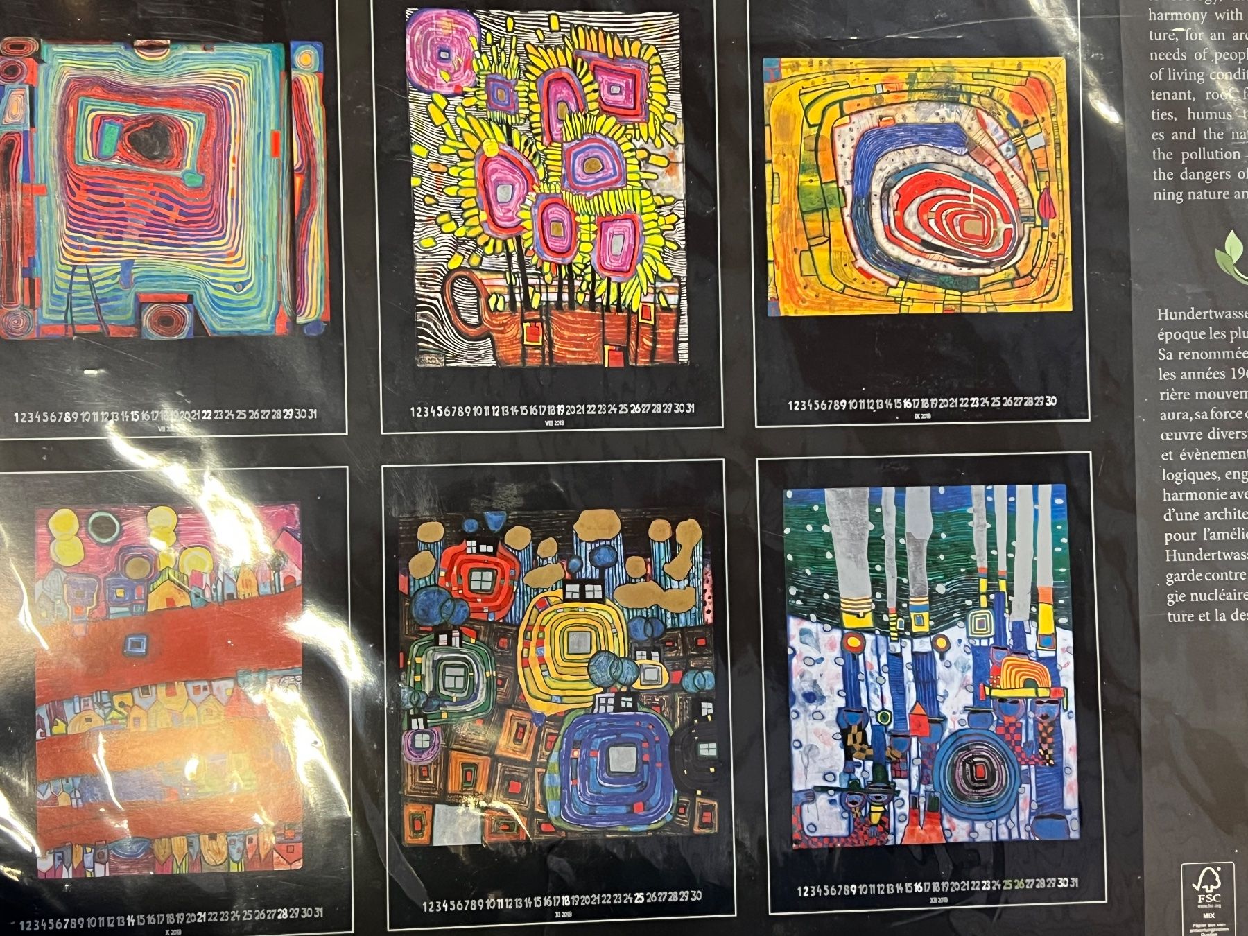 Calendari: Hundertwasser Kalender – Nuovo e nell'imballaggio originale da Uetendorf venduto da Stoun 4