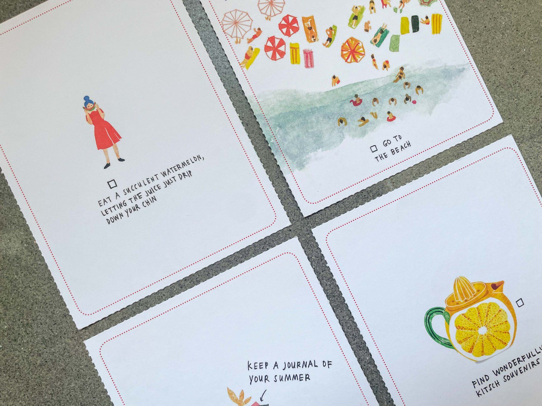 Cartoline postali: Postkarten Flow Magazin: Summer Bucket List – Usato da Zofingen venduto da angito