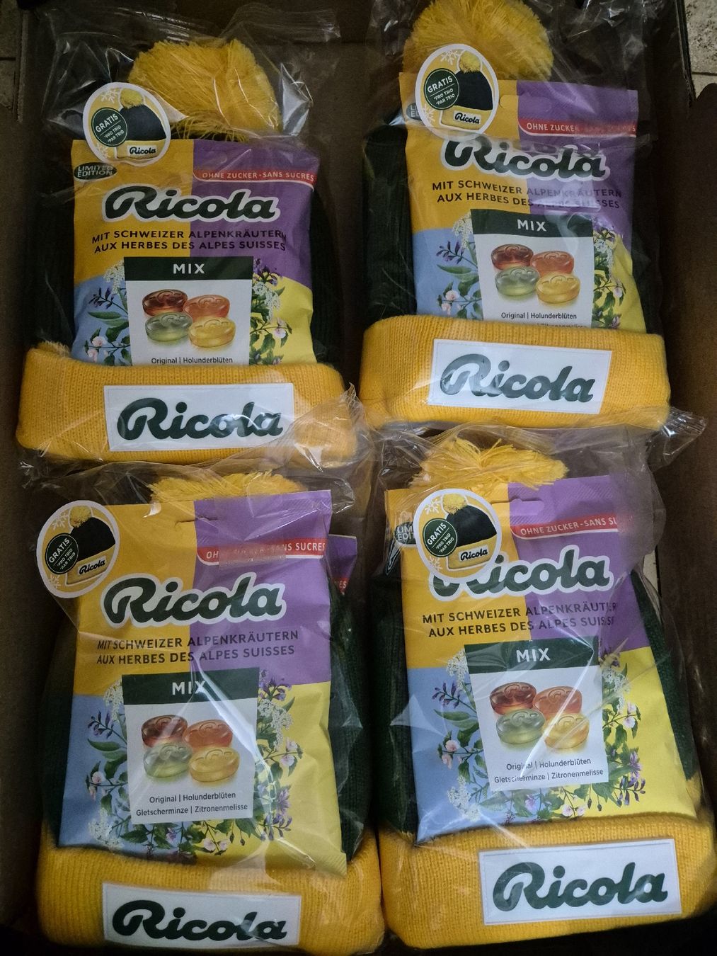 Altro in  Abbigliamento & Accessori: Ricola Mütze Kräuter Bonbons – Nuovo e nell'imballaggio originale da Escholzmatt venduto da tinutechag
