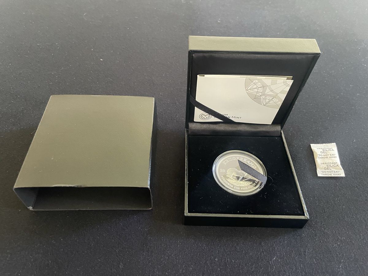 Toutes les monnaies: Krugerrand Silber 1oz 2019 Proof PP im Etui – Neuf avec emballage d'origine à Luzern par predator11 1