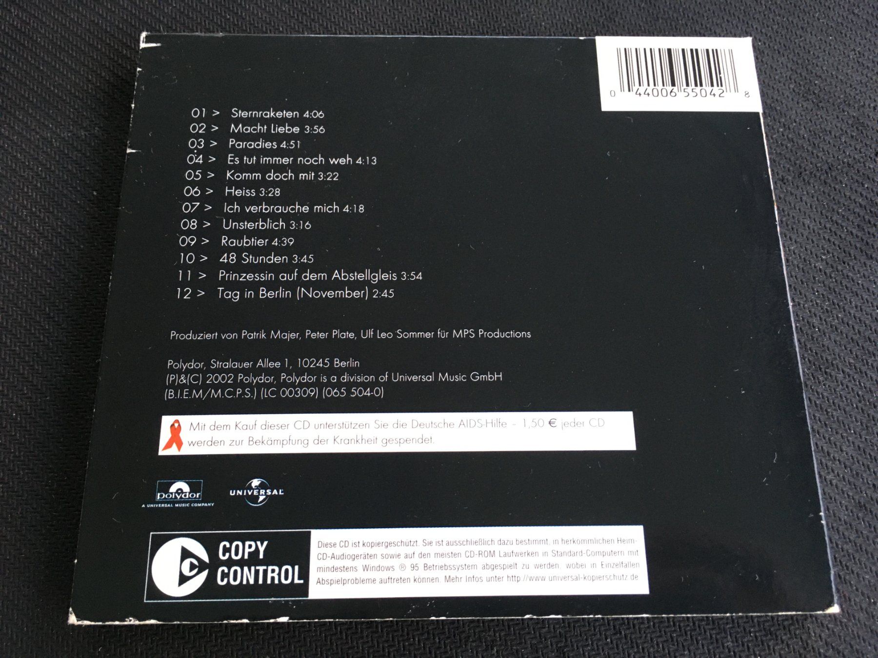 CD: Macht Liebe - Rosenstolz -CD- Digipak – Usato da St.Gallen venduto da MedienJoe 2
