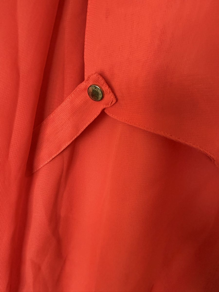 Camicette: Zalando Bluse, Grösse M, Orange, leicht transparentt – Nuovo (secondo la descrizione) da Olten venduto da smashbox 3