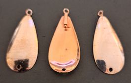 3 mini ondulantes pour la traîne/ 3 mini Schlepplöffel 34 mm