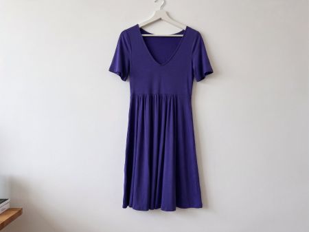 Klassisches Basic Kleid A-Linie Gr.M