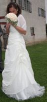 Hochzeitskleid von Donyella A-Linie, in Ivory und Grösse 40