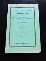 Rechenbuch V. Schuljahr Schweizer Volkschulen 1925