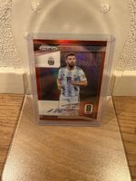 Sergio Aguero Prizm Word Cup National Heroes Auto /49