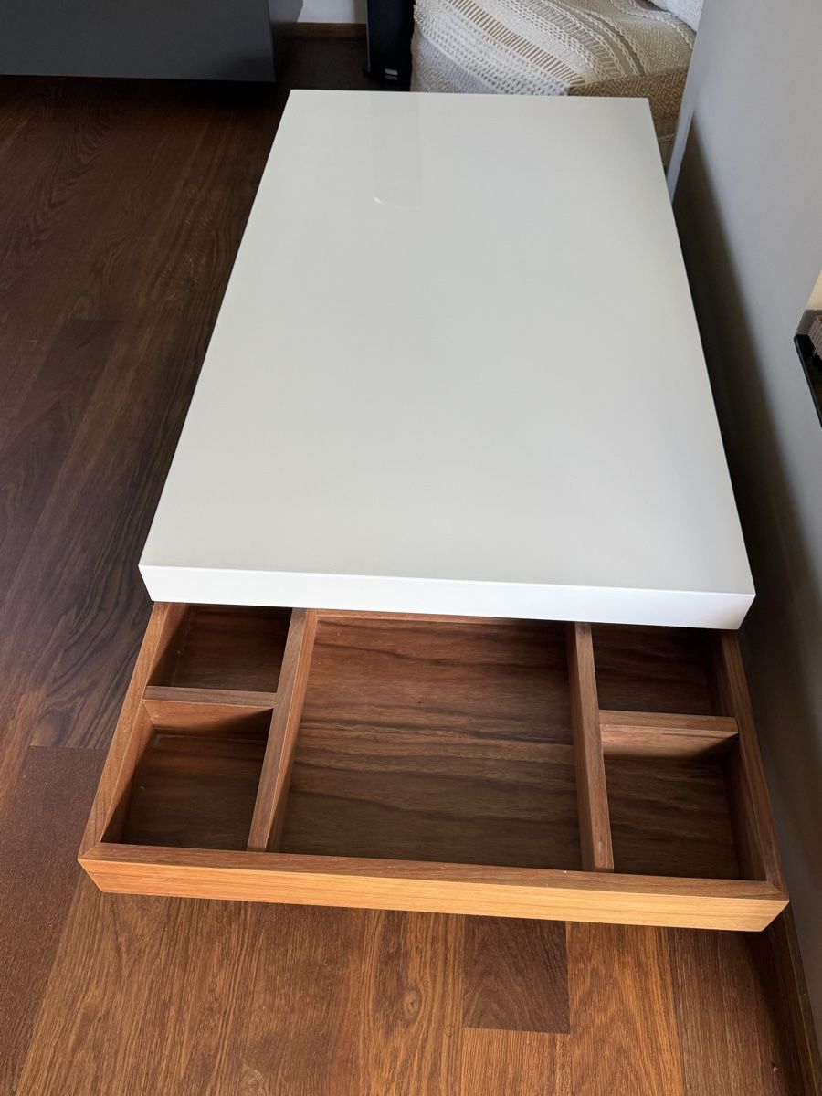 Tische: massiver Sofa Tisch mit Schublade – Gebraucht aus Galgenen von Nicki40 3