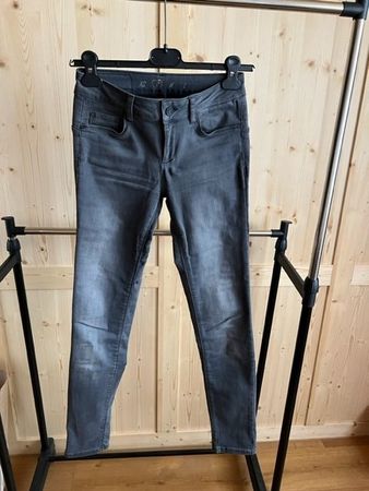 Liu Jo uni graue enge Skinny Hose Gr. XS - Chan23.6