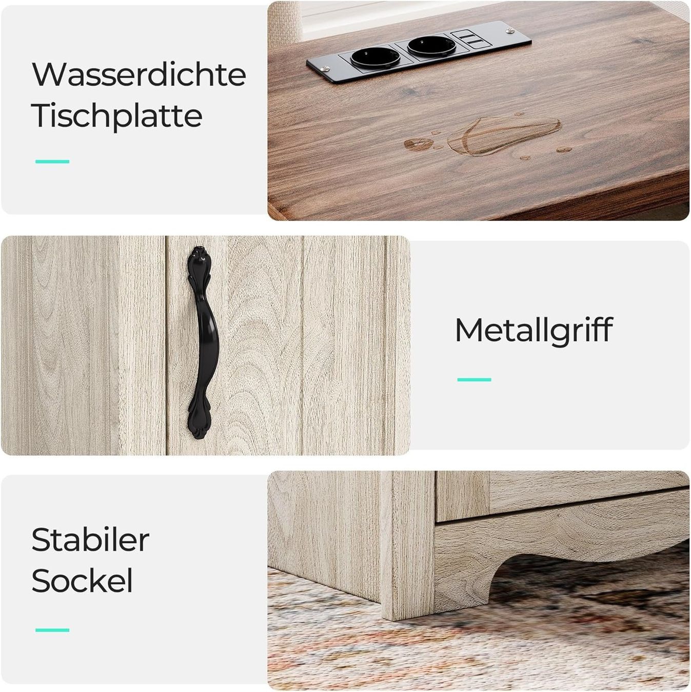Comodini: Nachttisch, 2er Set – Nuovo (secondo la descrizione) da Sins venduto da Taschending 3