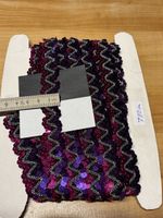 Textilband Bordüre mit Pailletten