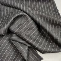 Designer Merino Wollstoff 2.25x1.60m grigio mélange