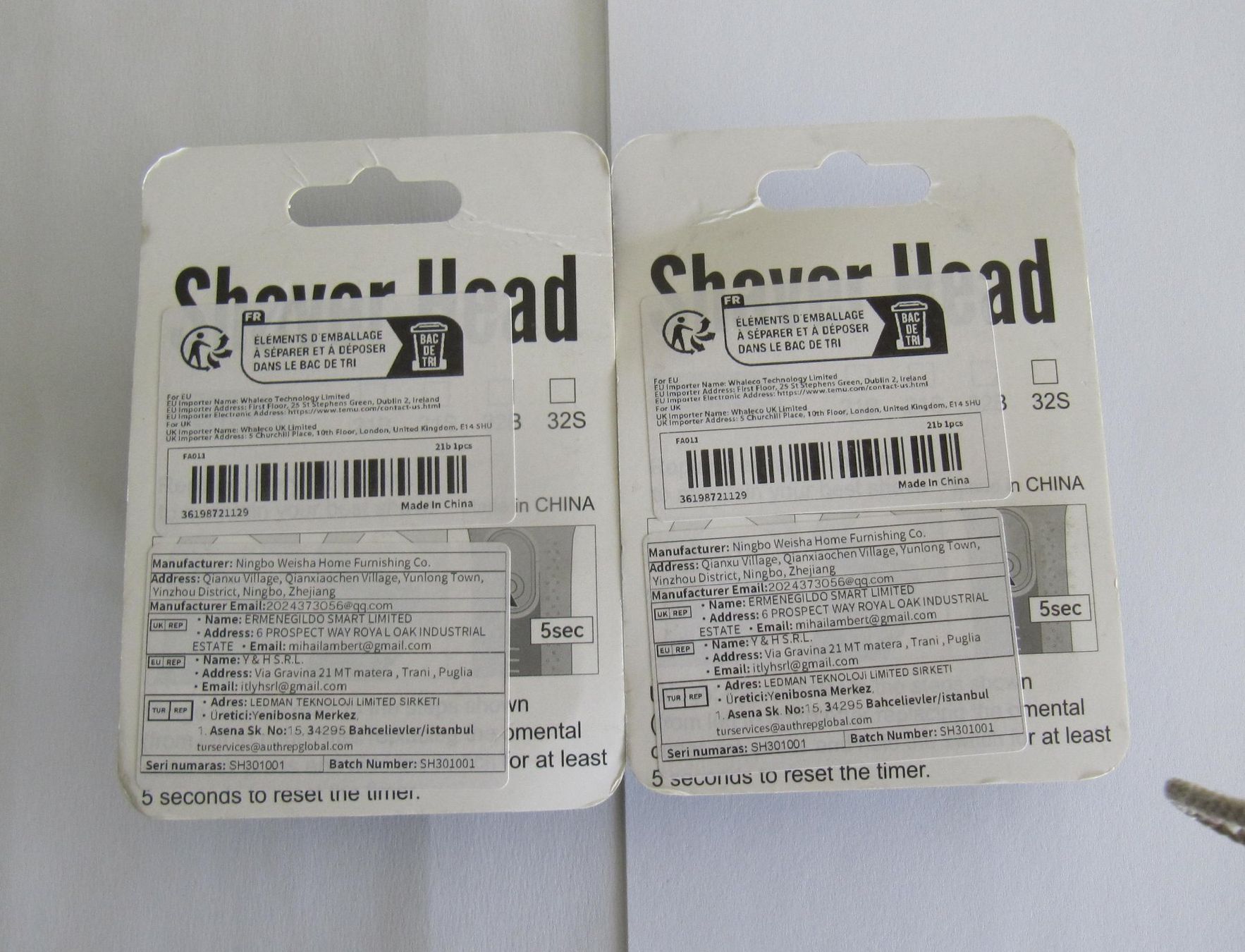 Braun Rasoi & Lamette da barba: 2 x Scherkopf 21b  (NEU) – Nuovo e nell'imballaggio originale da Moosleerau venduto da Braten 1
