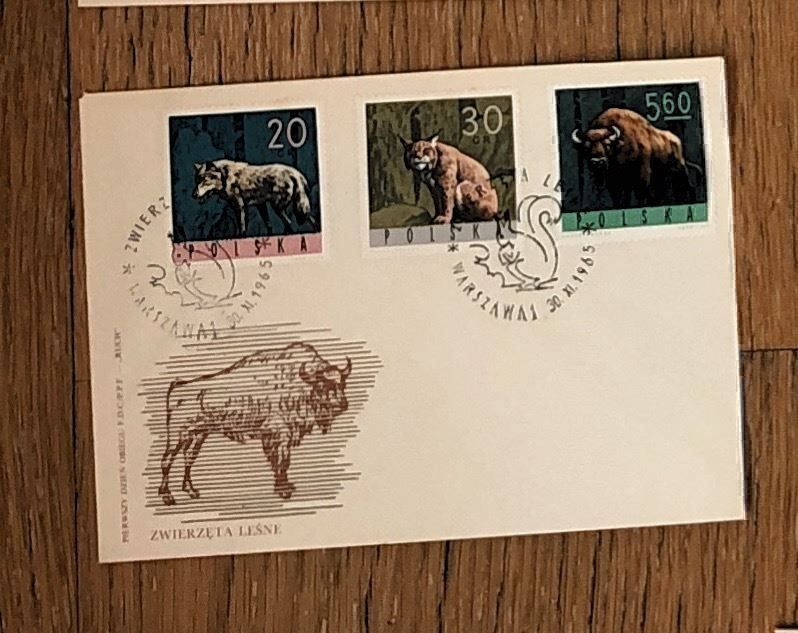 Alle Briefmarken: 3 FDC europäische WILDTIERE – Gebraucht aus Lufingen von Rac0 1