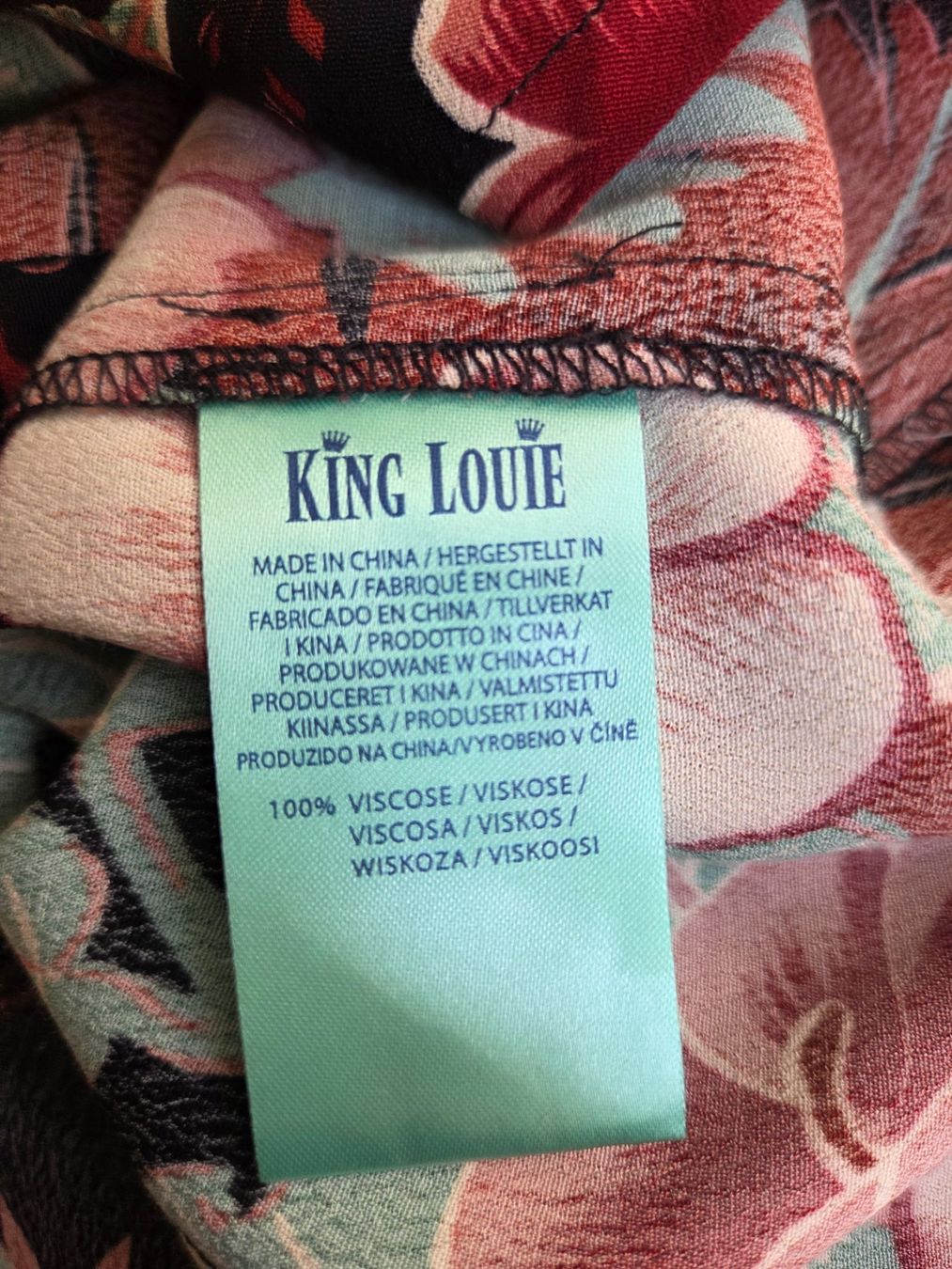 King Louie Camicette: King Louie Viskosebluse - EU 38 – Usato da Bern venduto da -Aniko- 4