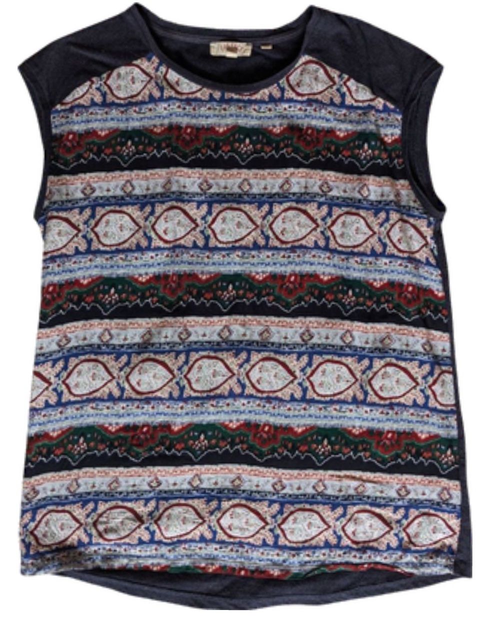 T-shirt: Ärmelloses Shirt gemustert Gr. 40 – Usato da Zürich venduto da anna_bananna