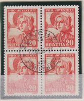 Z86a) 1935 Pro Juventute J75, 4.Block, Vollstempel