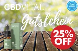 25% Rabatt CBD Vital Gutschein