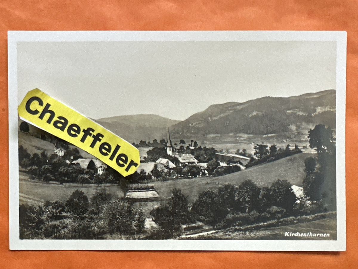 Cartoline postali: Alte Ansichtskarte Kirchenturnen BE, selten – Usato da Zürich venduto da Chaeffeler