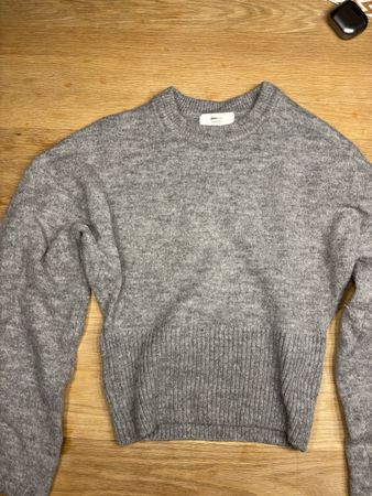 Gina Tricot Pullover Grösse S, Wollmischung, Grau 🧶