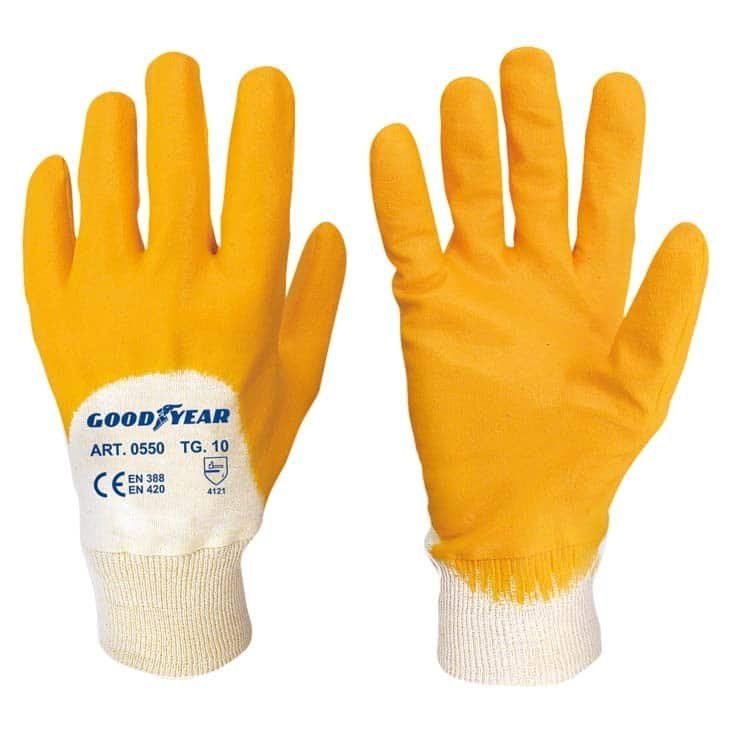 Guanti & manicotti: Goodyear Handschuhe Gelb 12 Paar, Grösse 7 – Nuovo e nell'imballaggio originale da Seftigen venduto da mastol