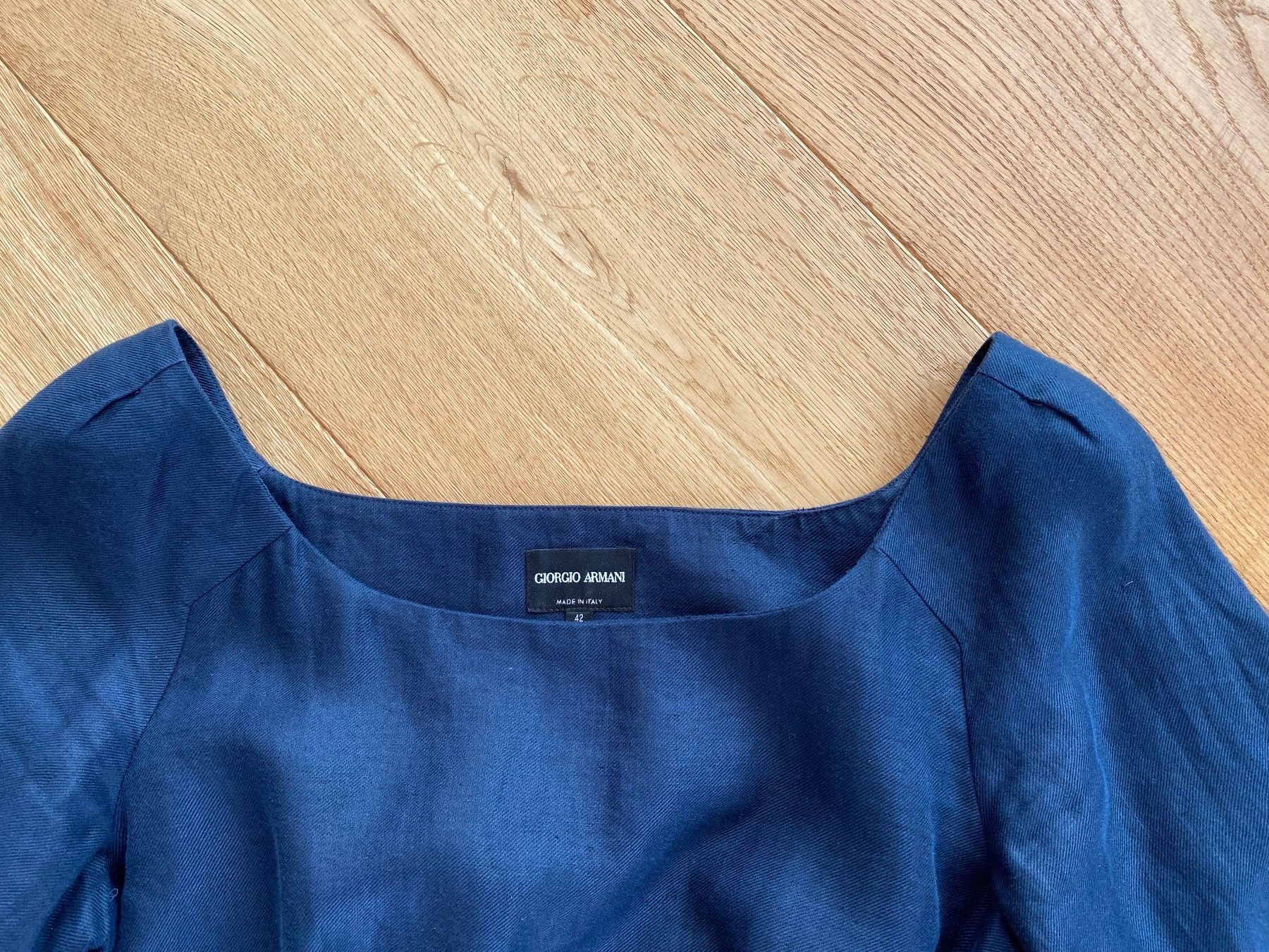 Armani Vestiti: GIORGIO ARMANI Leinenkleid – Nuovo (secondo la descrizione) da Ittigen venduto da 132465 3
