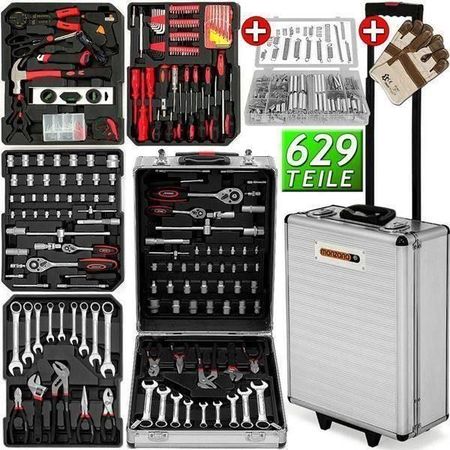 Werkzeugset 629 tlg Werkzeugkoffer Werkz