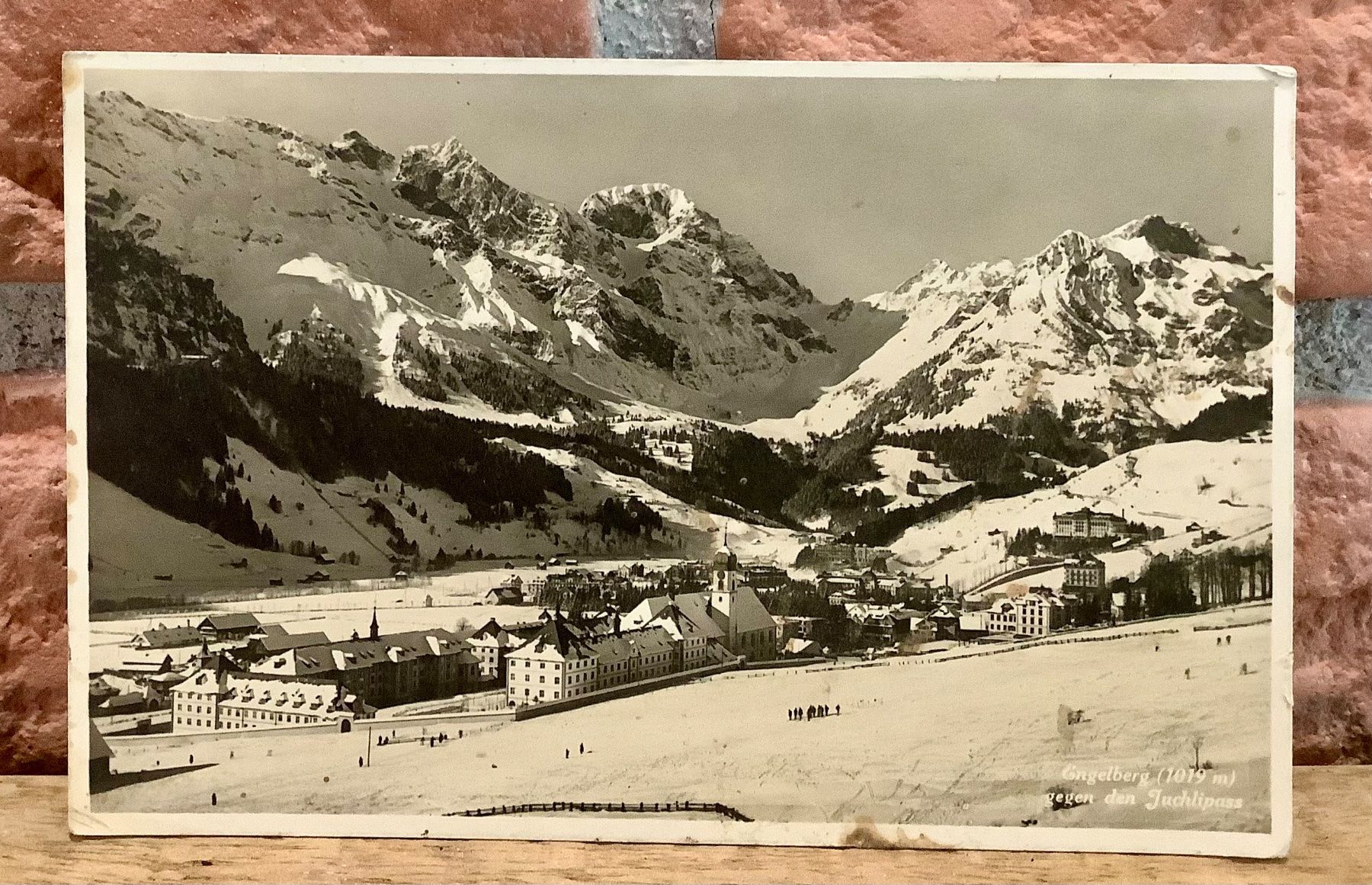 Ansichtskarten: ENGELBERG mit Skipiste - Winterlandschaft – Gebraucht aus Root von ENGLAND-TREASURES
