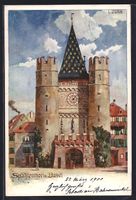 AK Basel, Spahlenthor, 1900
