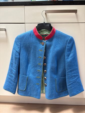 Reitmayer Stehkragenjacke kurz mit 3/4 Ärmel
