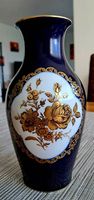 Vase echt Cobalt 635 Lindner Bavaria neuwertig 