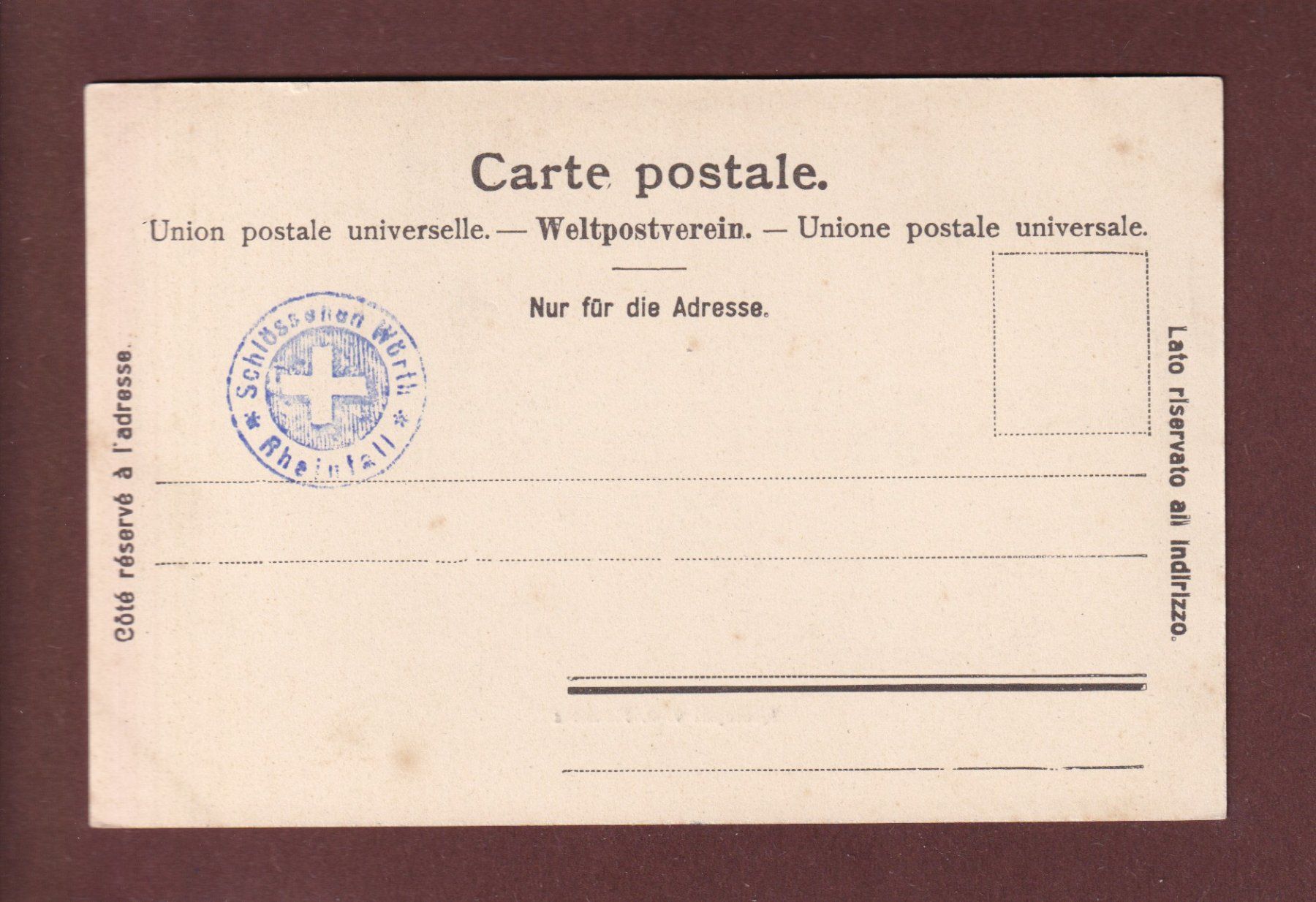 Cartoline postali: RHEINFALL von dem Fischetz – Usato da Pully venduto da nicecards 1