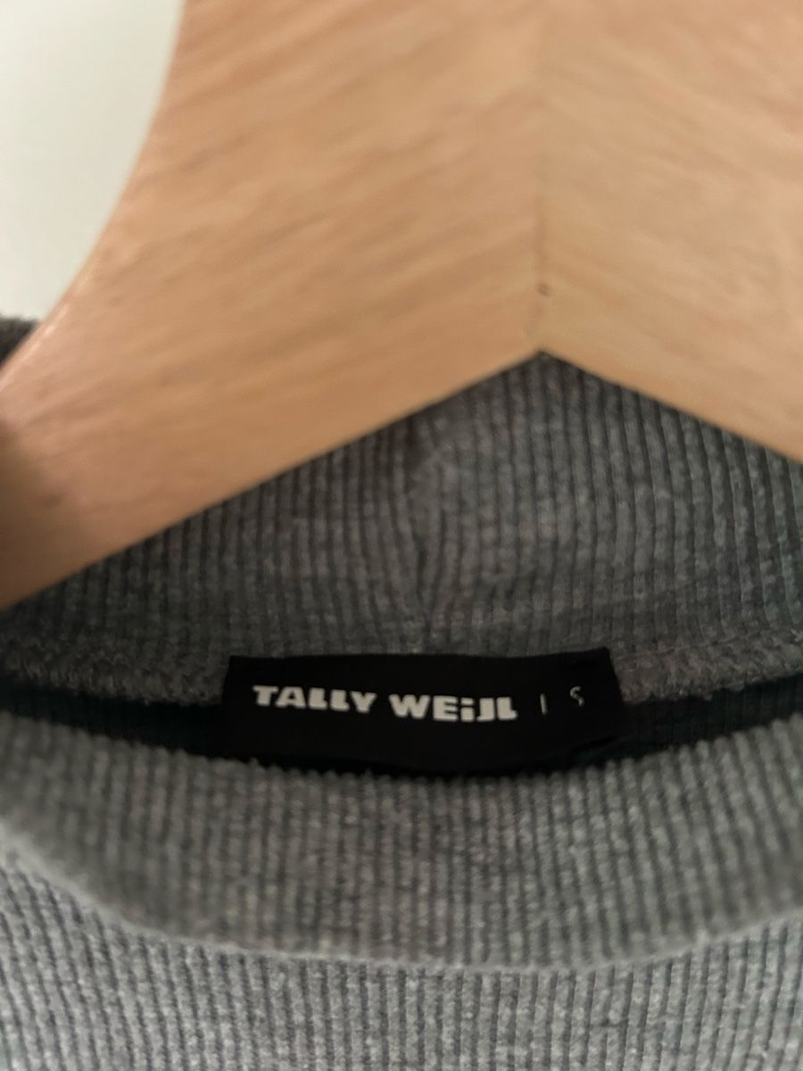 Tally Weijl T-shirt: Graues Langarmshirt "No Pressure" Gr. S  – Usato da Frauenfeld venduto da jae_vs6j 4