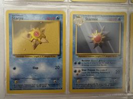 Pokémon TCG Staryu and Starmie cards