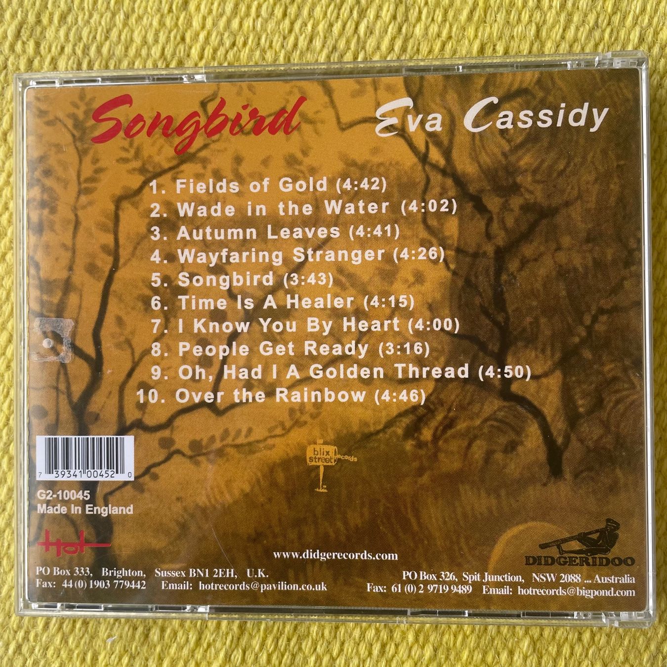 CDs: EVA CASSIDY-SONGBIRD – D'occasion à Rorschacherberg par CD-Roli 1