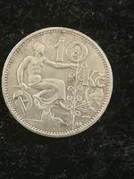 10 Kronen Silber Münze Tschechoslowakei 1932/2,9 Durchmesser