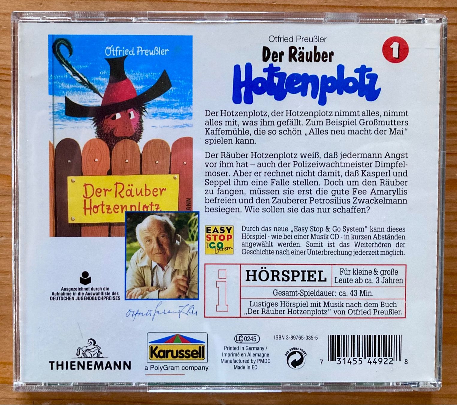 CD: Räuber Hotzenplotz Folge 1 (Karussell, 1984) – Usato da Zürich venduto da Djmotionch 3
