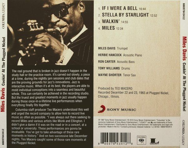 CD: Davis Miles: Cookin' at the plugged Nickel CD – Nuovo e nell'imballaggio originale da Steinhausen venduto da Vilivinili 1
