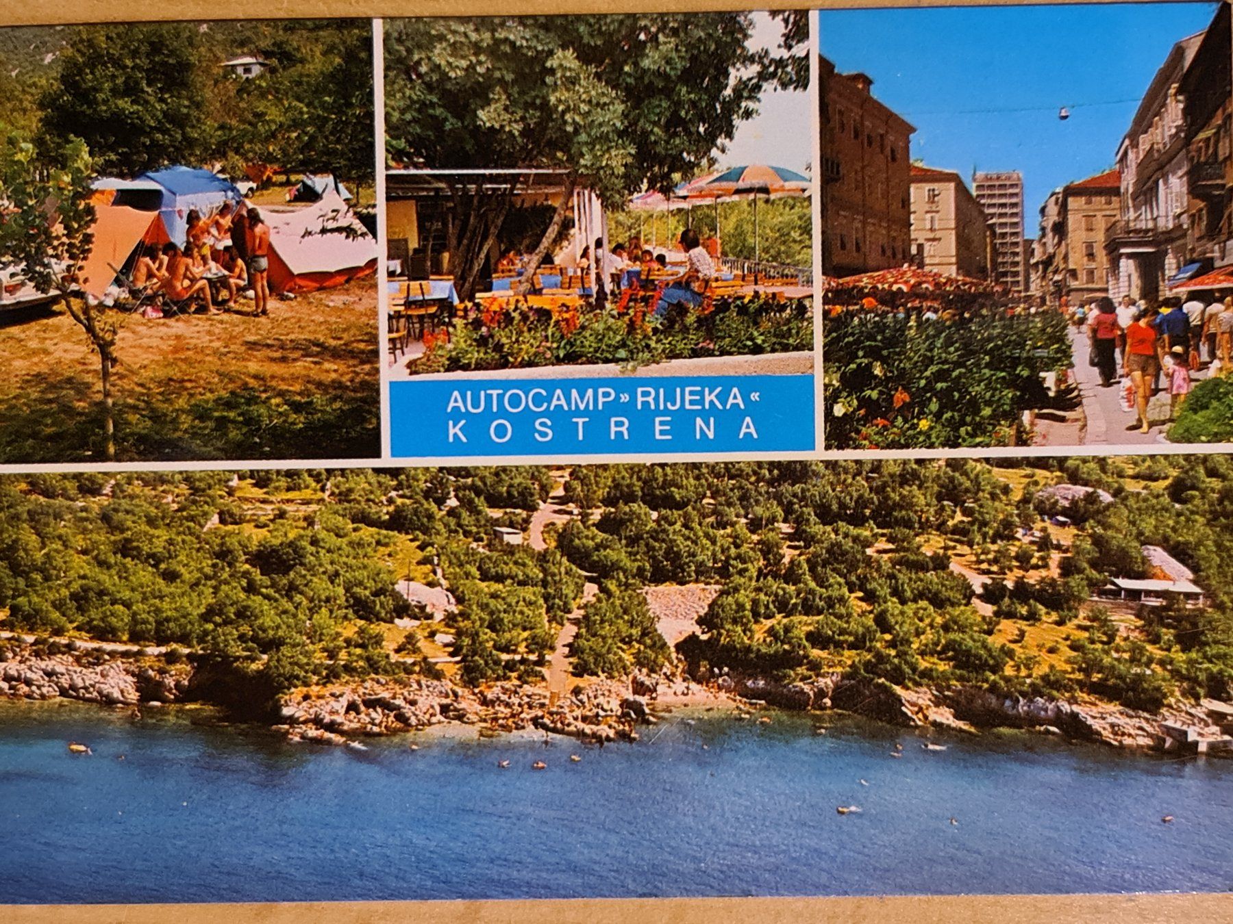 Cartoline postali: Ansichtskarte Kostrena Jugoslavia – Usato da Dintikon venduto da Vexi
