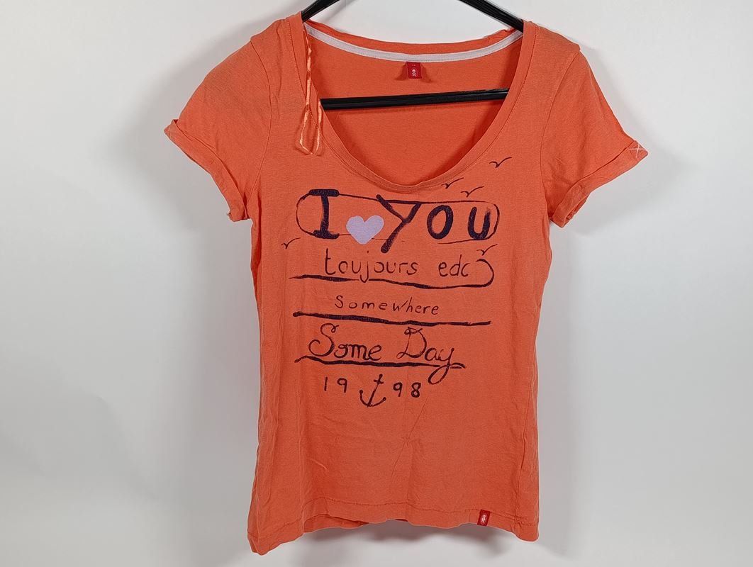 Esprit T-shirt: ESPRIT edc t-shirt rose saumon taille M – Usato da Thielle venduto da Plusvalue_Neuchatel