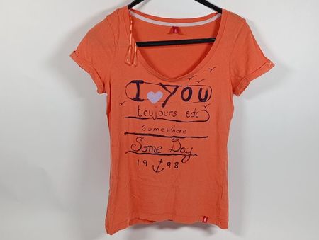 ESPRIT edc t-shirt rose saumon taille M