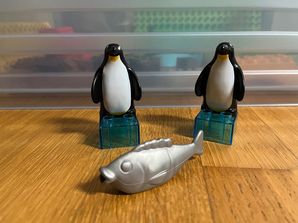 LEGO Duplo Set Pinguine, Fisch und Eis-Bausteine | Kaufen auf Ricardo