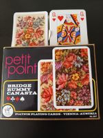 Piatnik  # 2247 Petit Point Bridge Rummy Canasta Karten