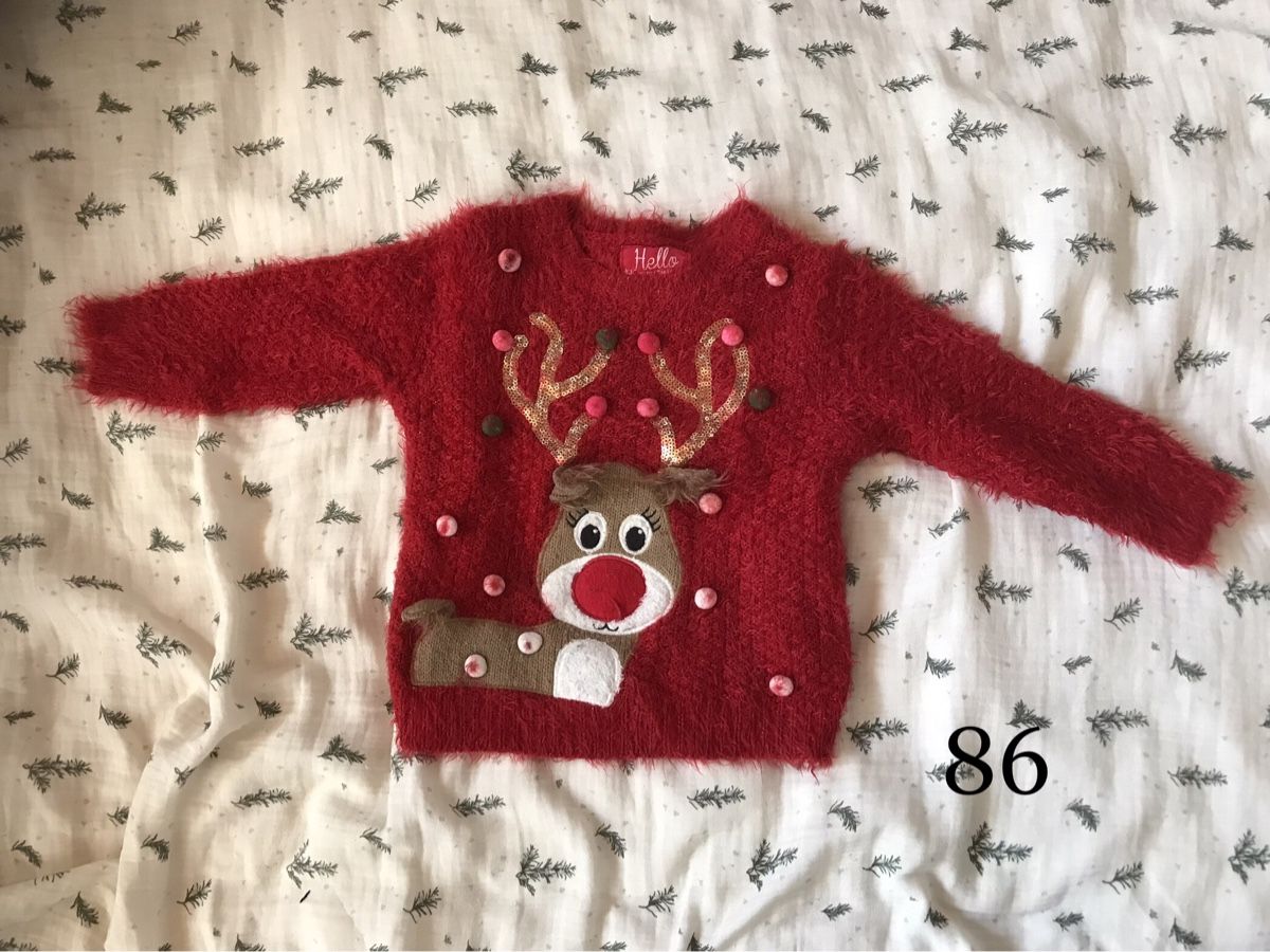 Pulls et sweat-shirts: Weihnachtspullover 86 Rudolph – D'occasion à Happerswil par angela_schlatt