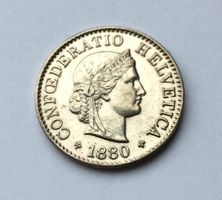 1880 5 Rappen vz+