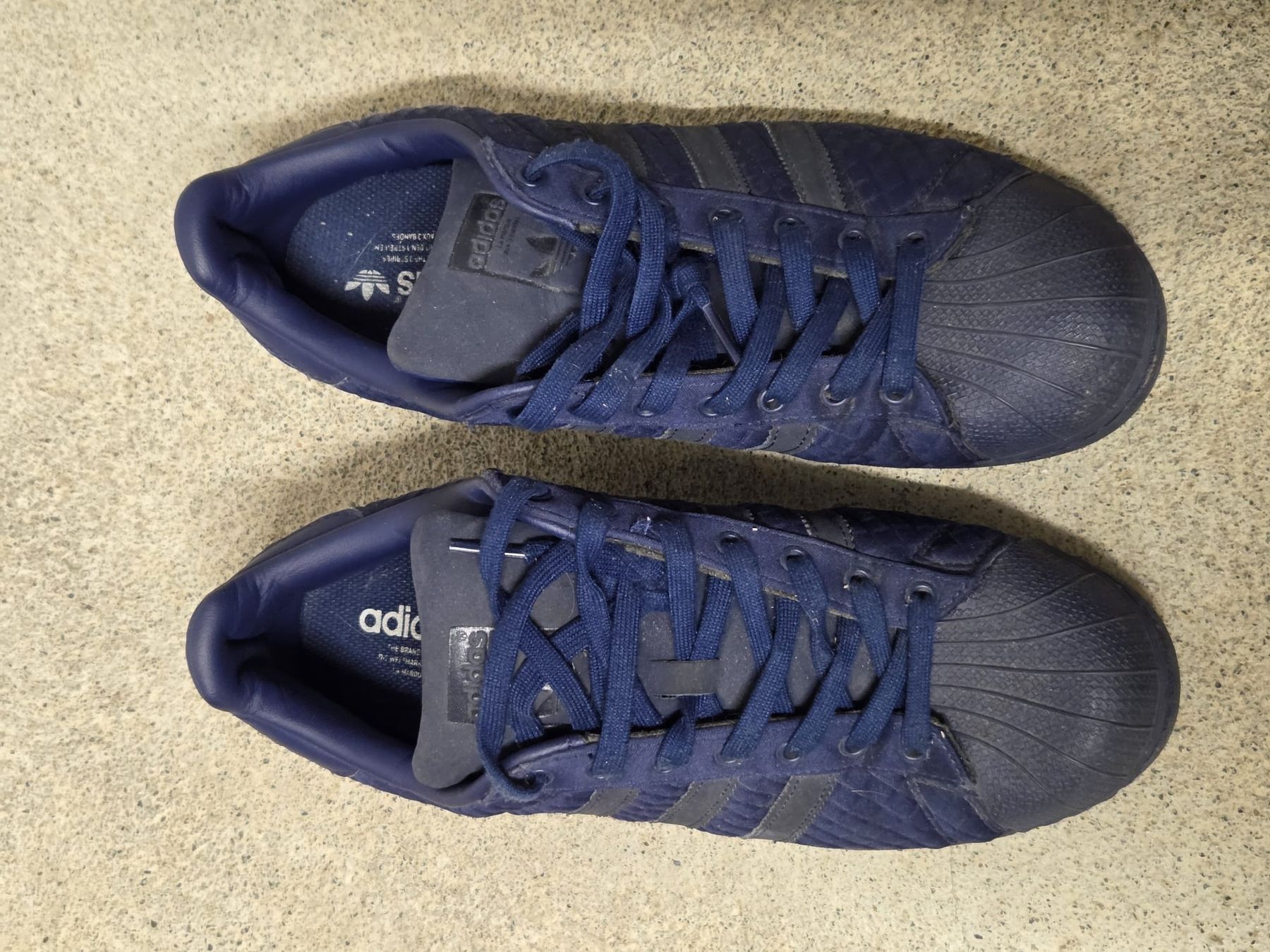 Scarpe da uomo: Adidas Superstar Sneaker dunkelblau  – Nuovo (secondo la descrizione) da Dürrenäsch venduto da Fonsi_12