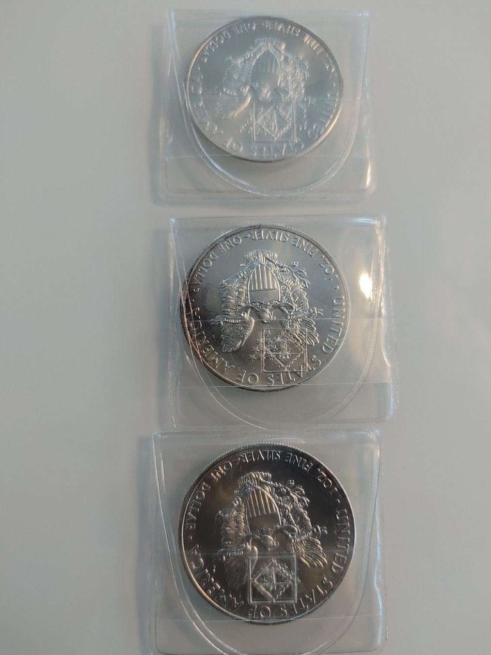 Toutes les monnaies: 3 x 1 Unze Feinsilber, Liberty 2012 – D'occasion à Bassersdorf par Redsnappered 1